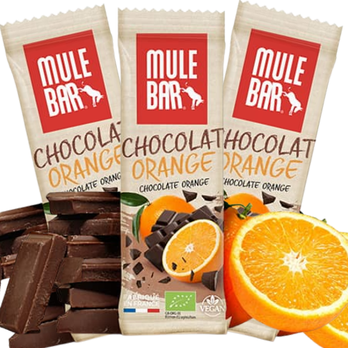 Barre Énergétique Bio Chocolat Orange Mulebar – Trail