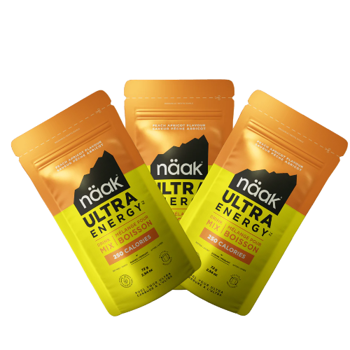 Näak Ultra Energy™ Mix Boisson Sachet 90 g – Saveur Pêche-Abricot