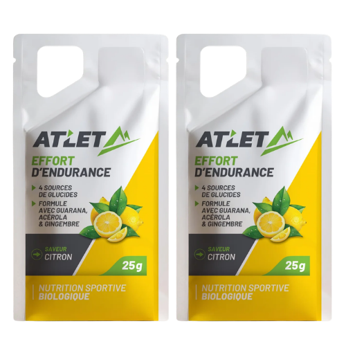 Gel énergétique trail Citron Bio 25g | Atlet