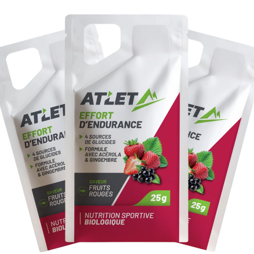 Gel énergétique trail Fruits Rouges | ATLET 25g