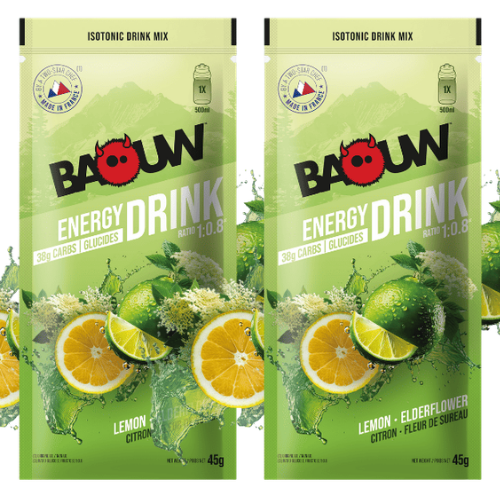 Boisson isotonique trail citron fleur de sureau | Baouw