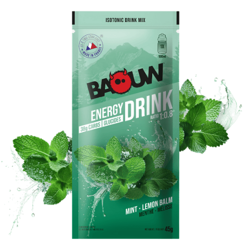 Baouw Menthe Mélisse 45 g | Boisson isotonique trail