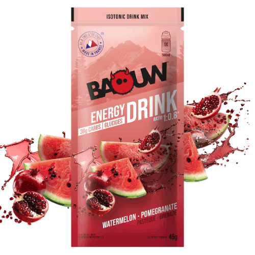 Boisson isotonique trail Pastèque Grenade | Baouw 45 g