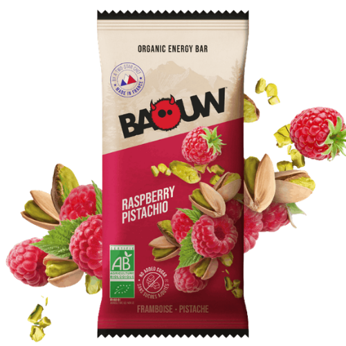 Barre énergétique trail Framboise Pistache | Baouw 50g