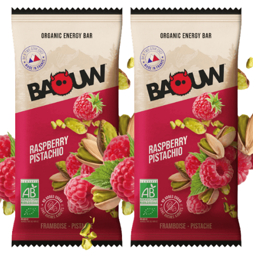 Barre énergétique trail Framboise Pistache | Baouw 50g
