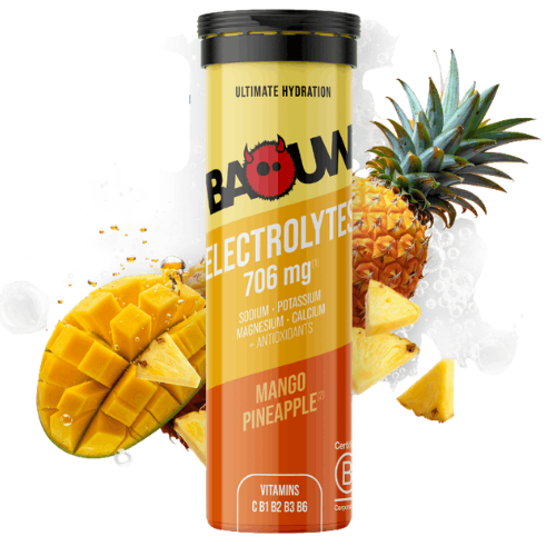 Électrolytes trail Mangue Ananas | Baouw 10 pastilles