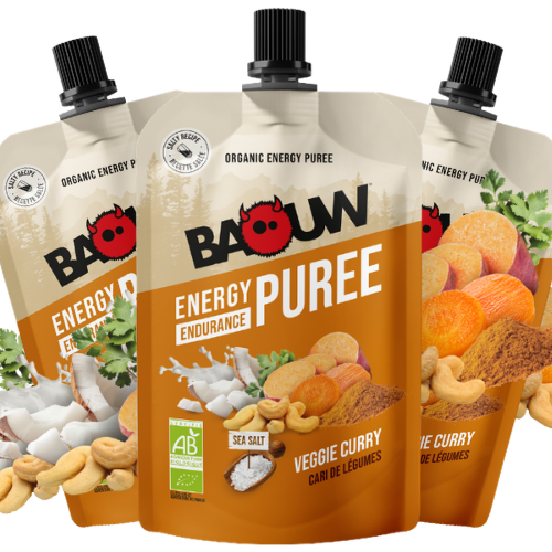 Purée énergétique trail Cari de Légumes | BAOUW 90g