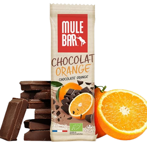 Barre Énergétique Bio Chocolat Orange Mulebar – Trail