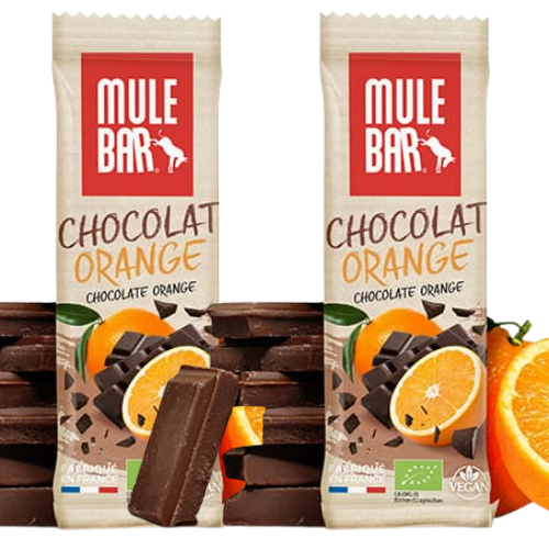 Barre Énergétique Bio Chocolat Orange Mulebar – Trail