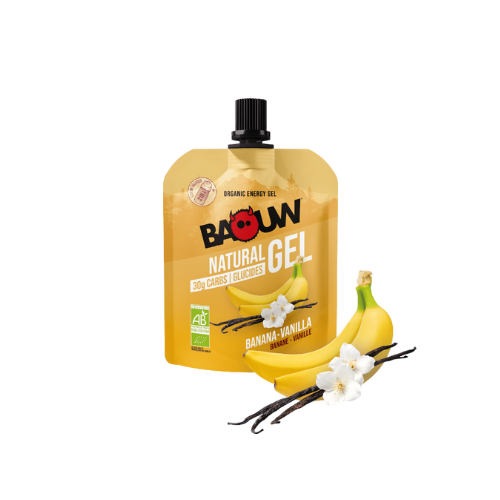 Gel énergétique Baouw Bio – Banane Vanille
