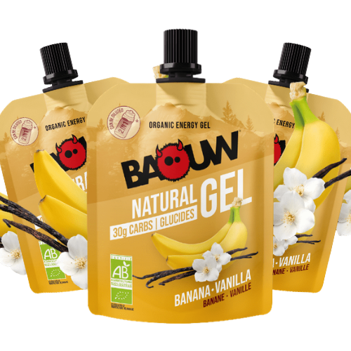 Gel énergétique Bio Baouw – Banane - Vanille 85 g