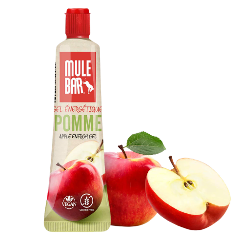Gel énergétique Mulebar Vegan sans gluten 37g – Pomme