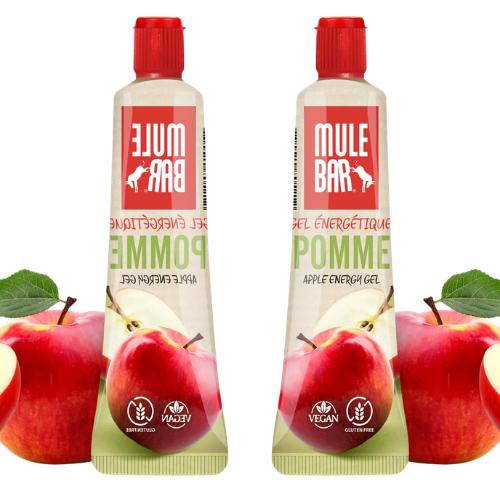 Gel énergétique Mulebar Vegan sans gluten 37g – Pomme