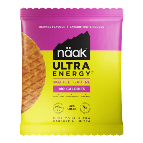 Näak Ultra Energy™ Gaufre Énergétique – Saveur Fruits Rouges