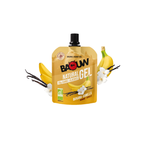 Gel énergétique Bio Baouw – Banane - Vanille 85 g