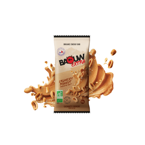 Barre énergétique Protéinée Bio Baouw – Crunchy - Cacahuète 50 g