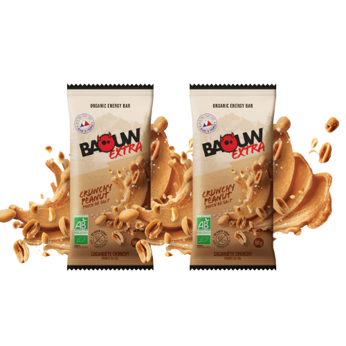 Barre énergétique Protéinée Bio Baouw – Crunchy - Cacahuète 50 g