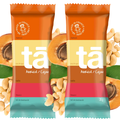 Barre énergétique Ta Energy Bio Abricot & Cajou 38 g